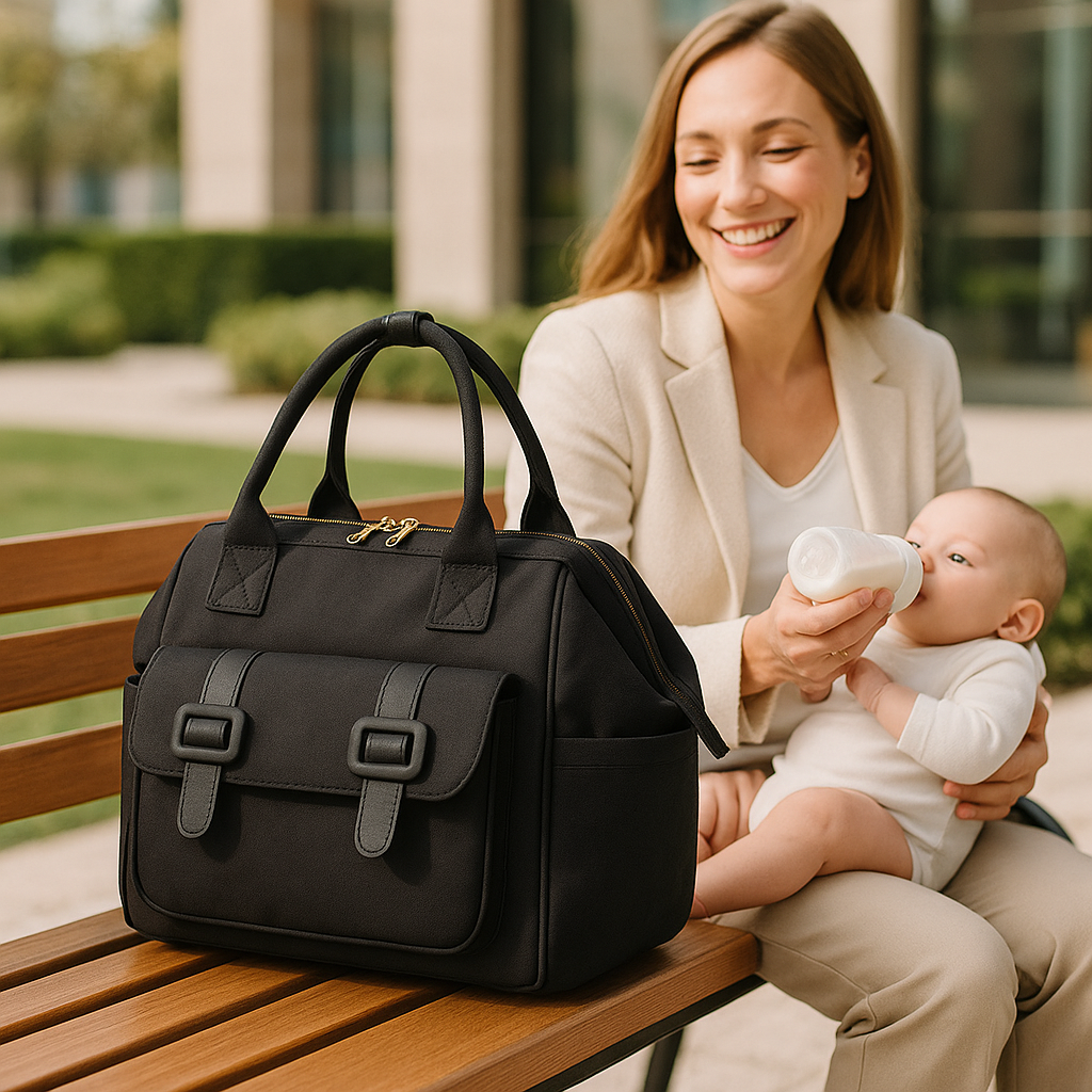 sac a langer noir ombre tendre deplacement
