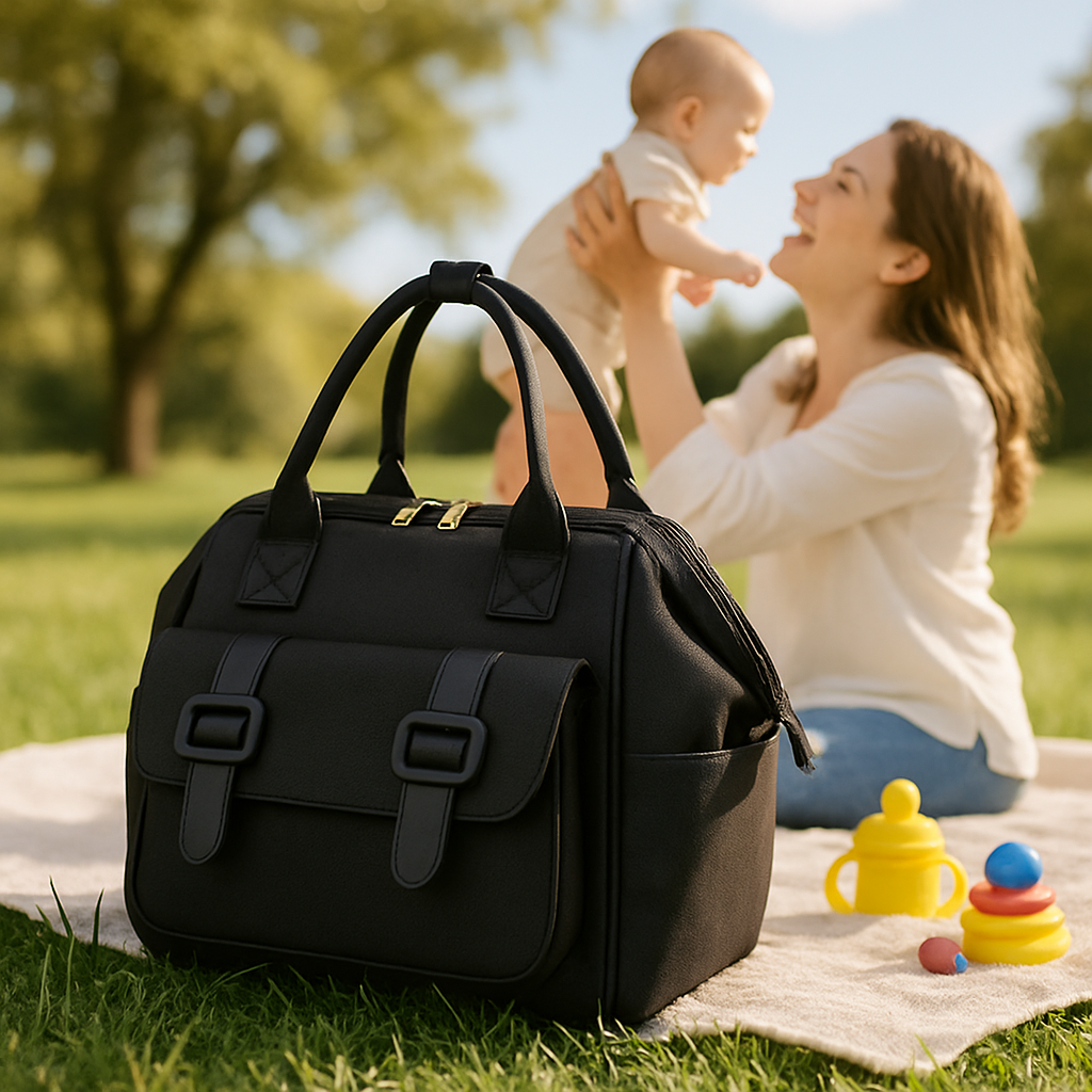 sac a langer noir ombre tendre indispensable