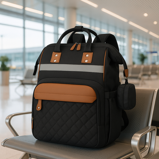 sac a langer noir parenthese minuit noir
