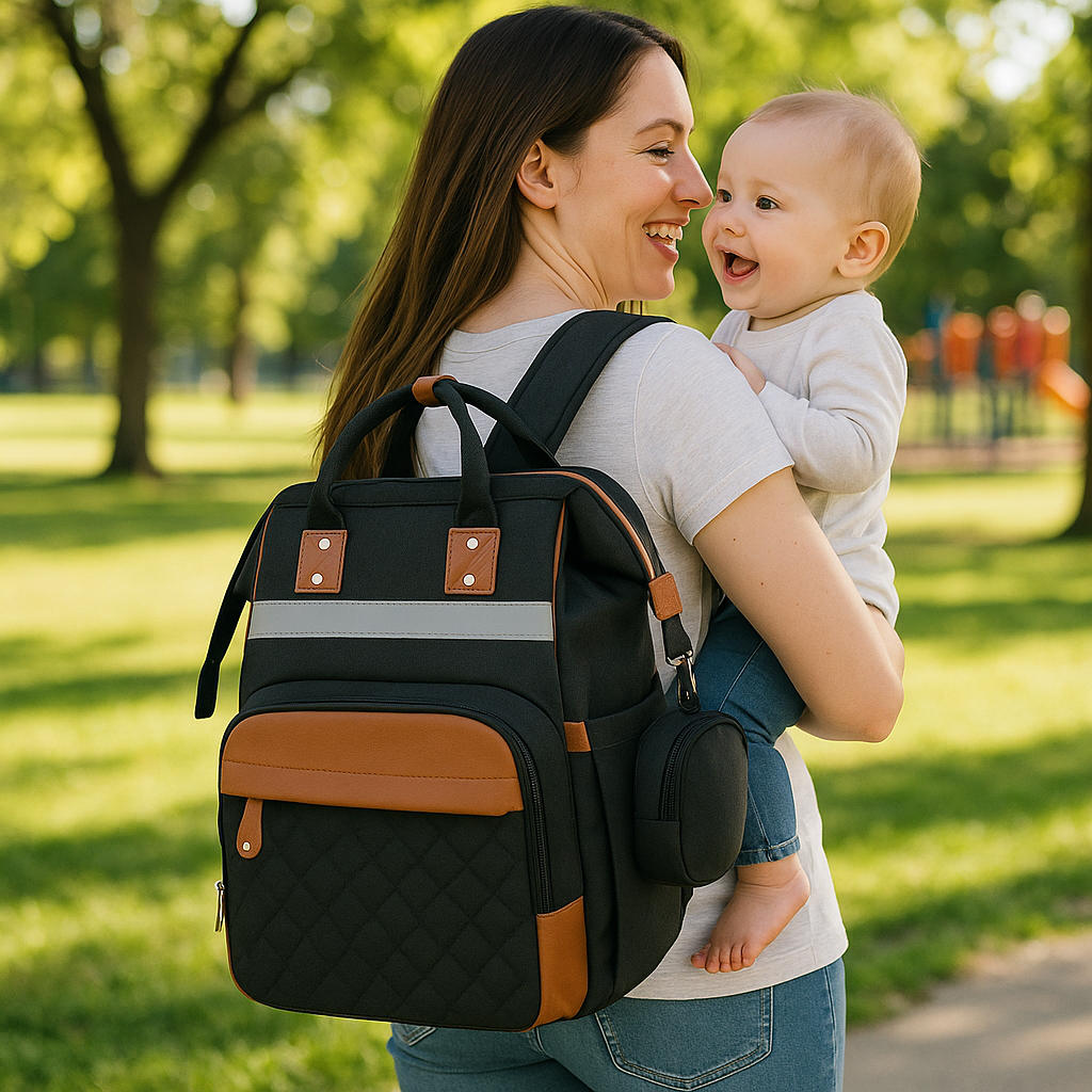 sac a langer noir parenthese minuit sortie