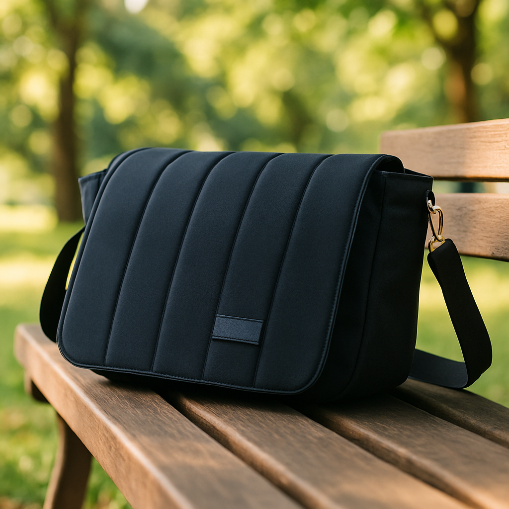 Sac à langer noir | nuit de coton