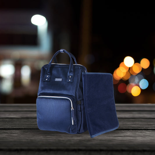   sac a langer sac a dos bleu