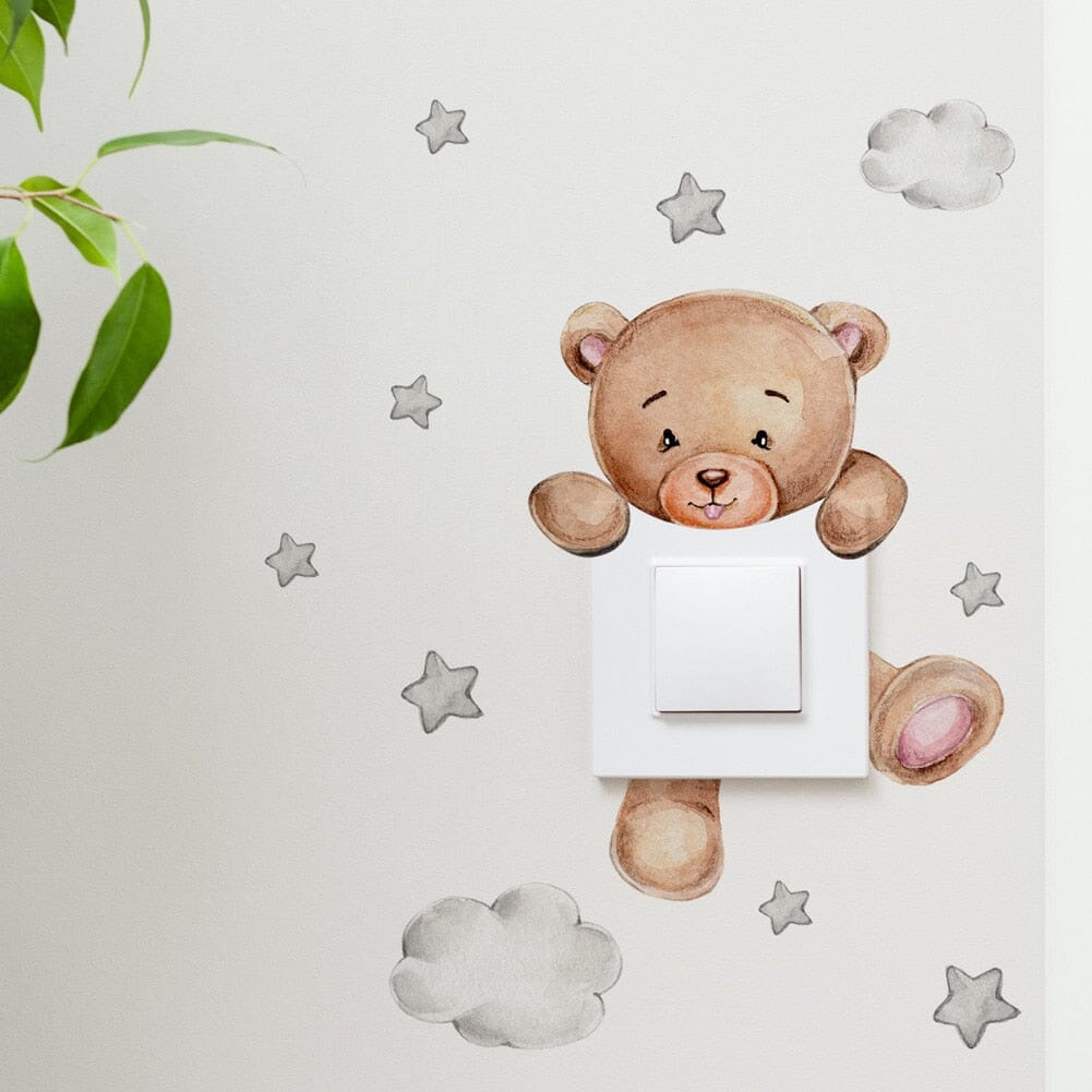 Stickybear™ - Sticker ourson décoratif | Chambre d'enfants - Djimberry Bébé