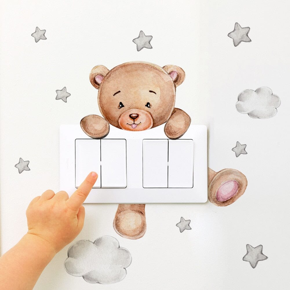 Stickybear™ - Sticker ourson décoratif | Chambre d'enfants - Djimberry Bébé