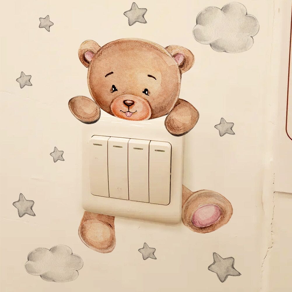 Stickybear™ - Sticker ourson décoratif | Chambre d'enfants - Djimberry Bébé