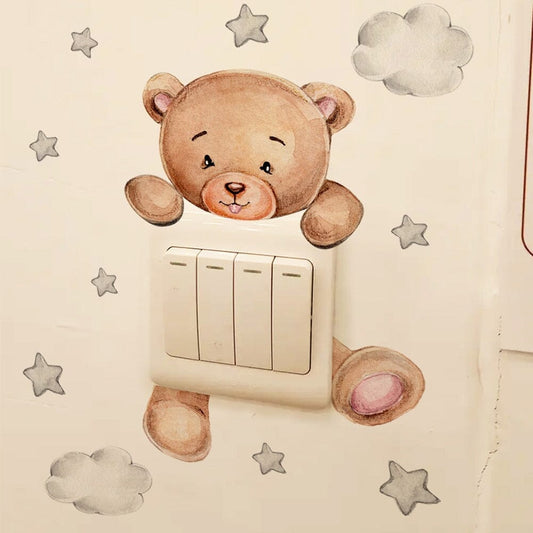 Stickybear™ - Sticker ourson décoratif | Chambre d'enfants - Djimberry Bébé