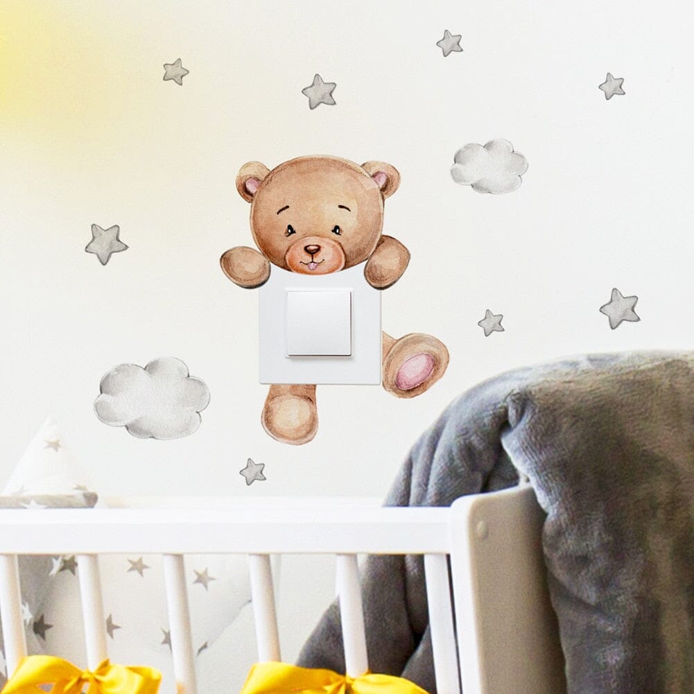 Stickybear™ - Sticker ourson décoratif | Chambre d'enfants - Djimberry Bébé