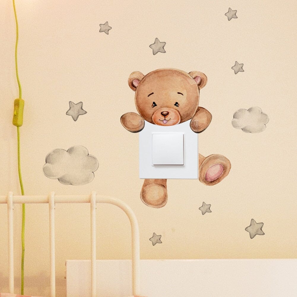 Stickybear™ - Sticker ourson décoratif | Chambre d'enfants - Djimberry Bébé