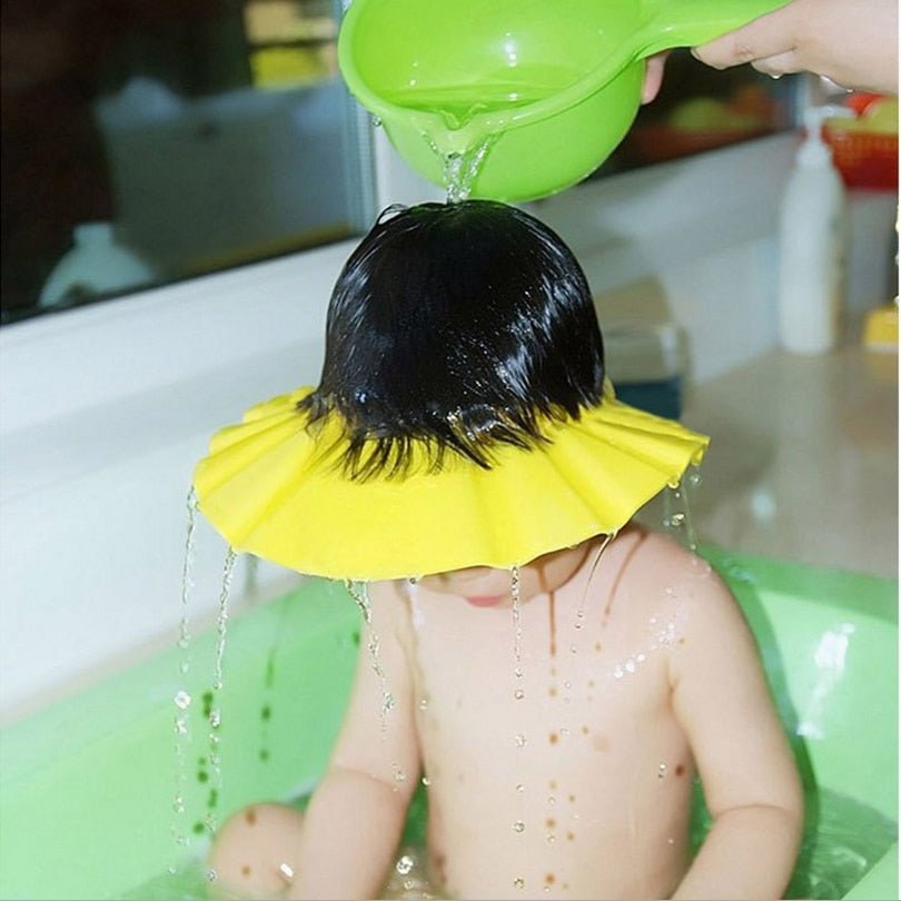 Visière chapeau pour douche bébé I ShampooCap™ - Djimberry Bébé