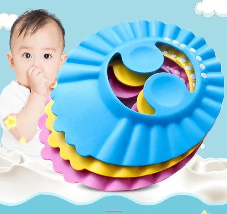 Visière chapeau pour douche bébé I ShampooCap™ - Djimberry Bébé